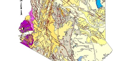 Mapa Kenii minerałów